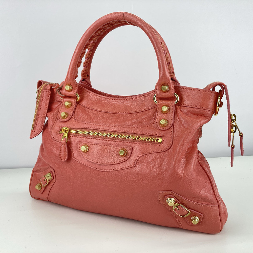 Balenciaga Shoulder Town Pink Giant Bag